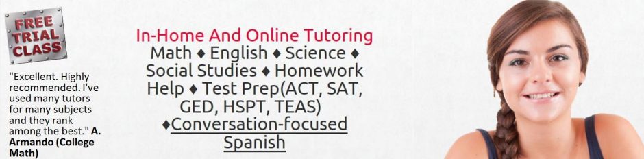 Blue Ocean Tutoring Services ~ (773) 800 – 1781